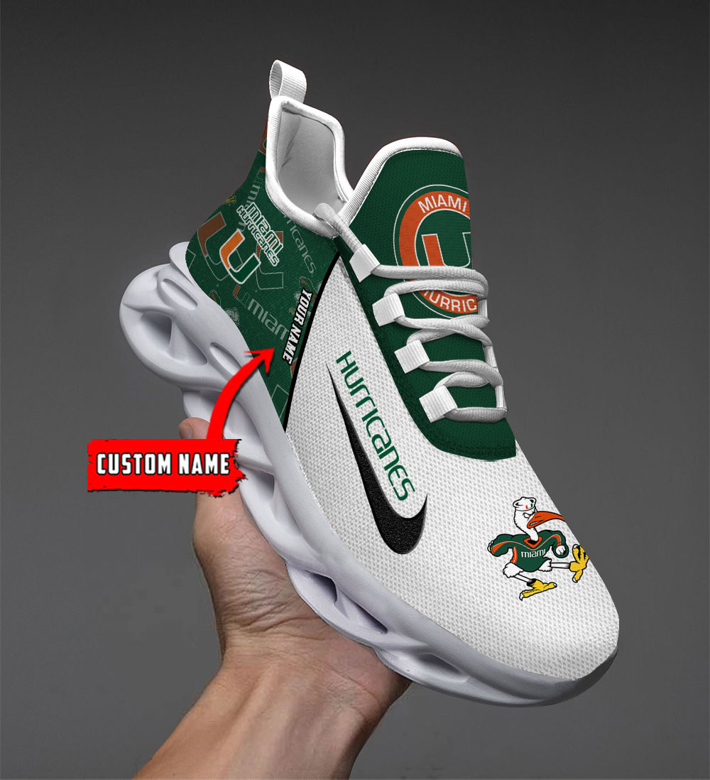 Miami Hurricanes Max Soul Shoes Sneakers For Men And Women