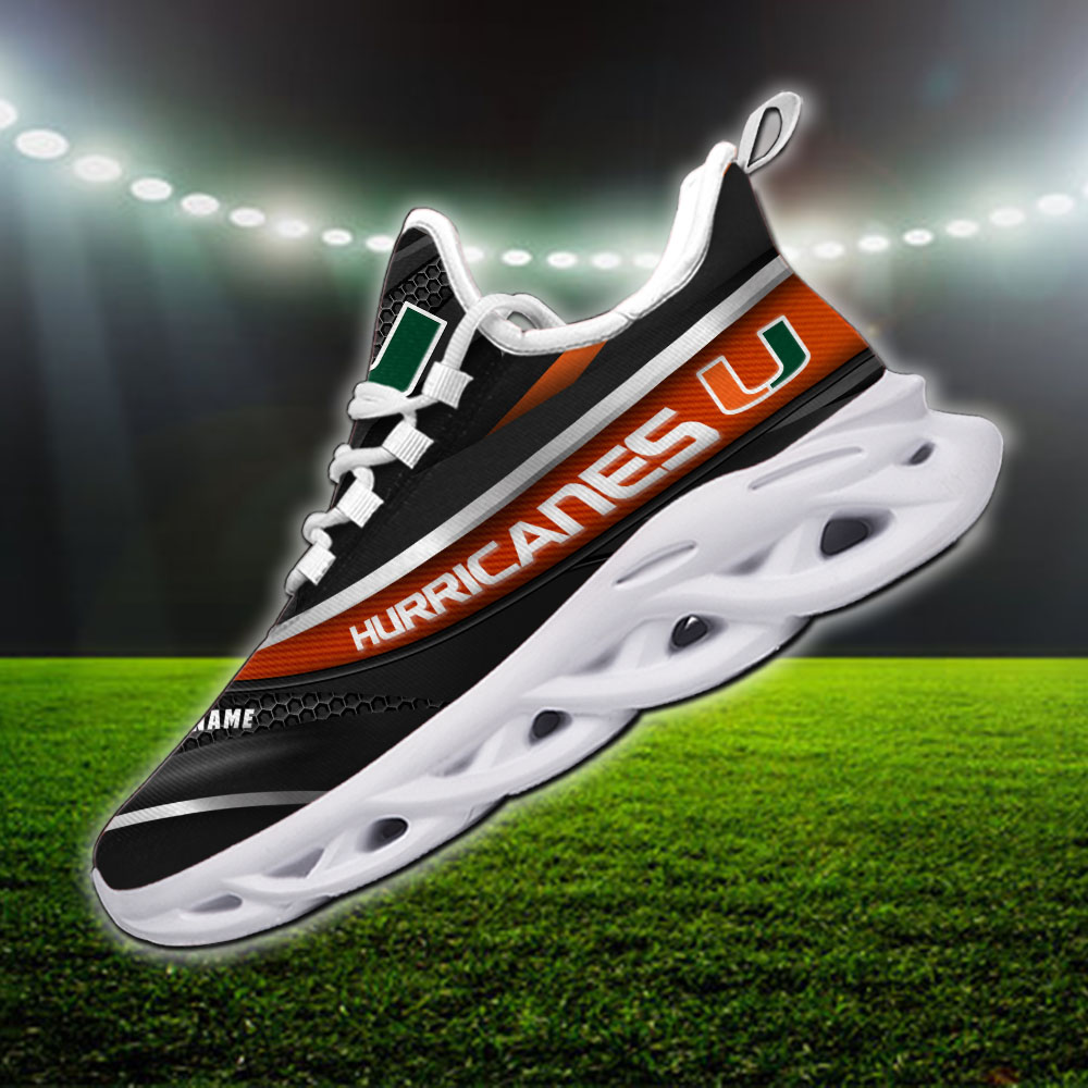 Miami Hurricanes NCAA Max Soul Shoes Sneakers For Men And Women