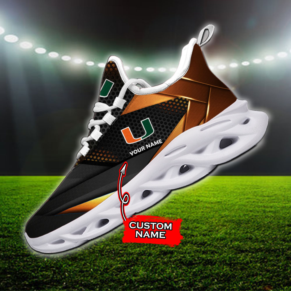 Miami Hurricanes NCAA Max Soul Shoes Sneakers For Men And Women