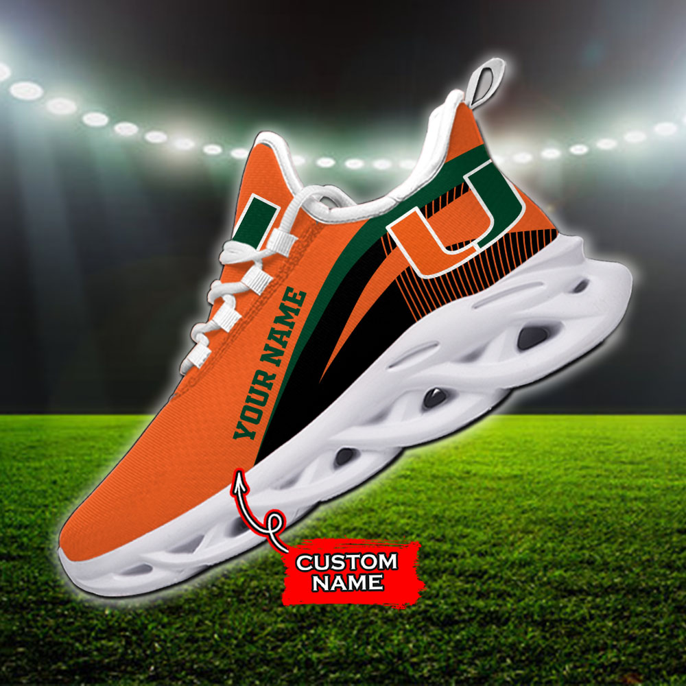 Miami Hurricanes NCAA Max Soul Shoes Sneakers For Men And Women