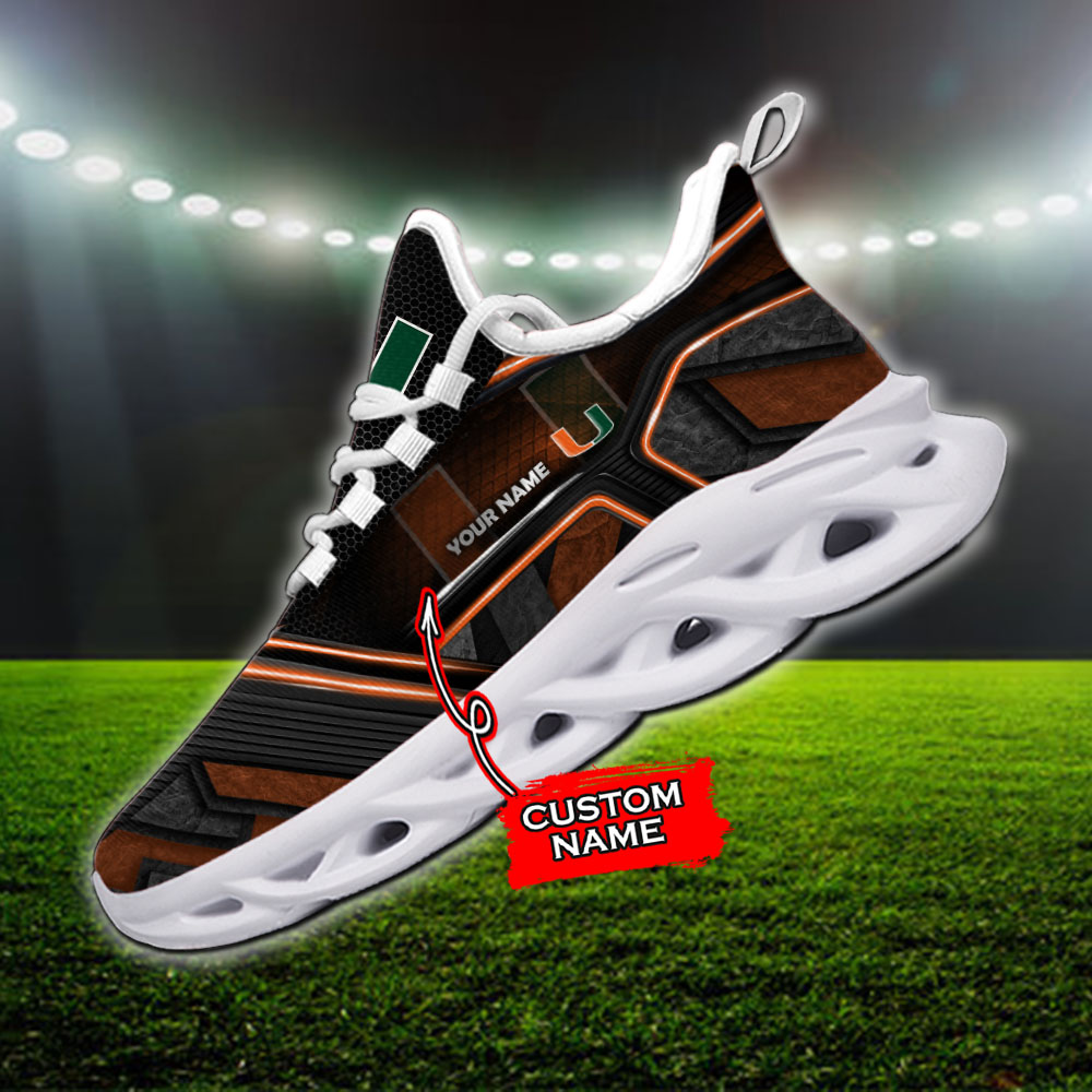 Miami Hurricanes NCAA Max Soul Shoes Sneakers For Men And Women