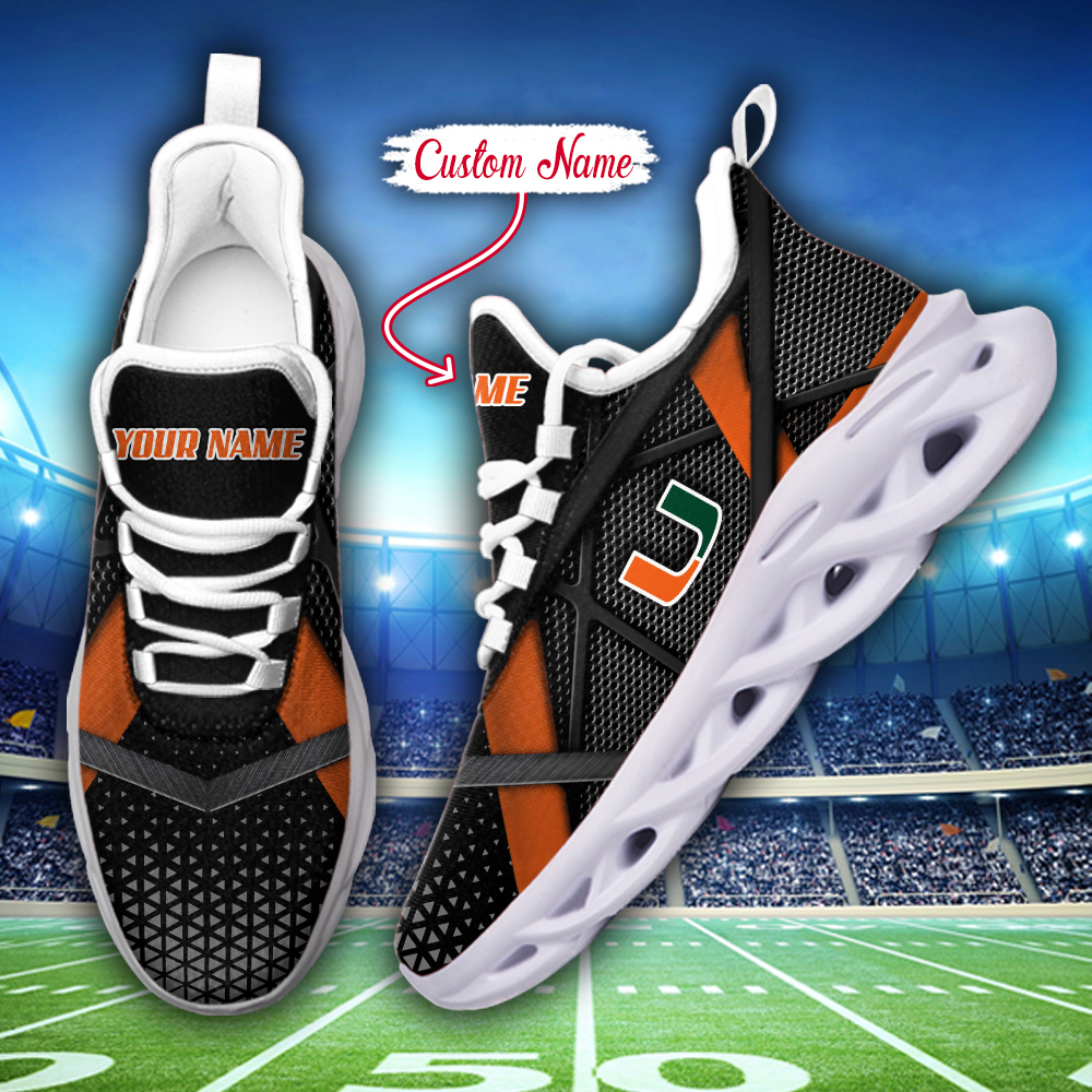 Miami Hurricanes NCAA Max Soul Shoes Sneakers For Men And Women