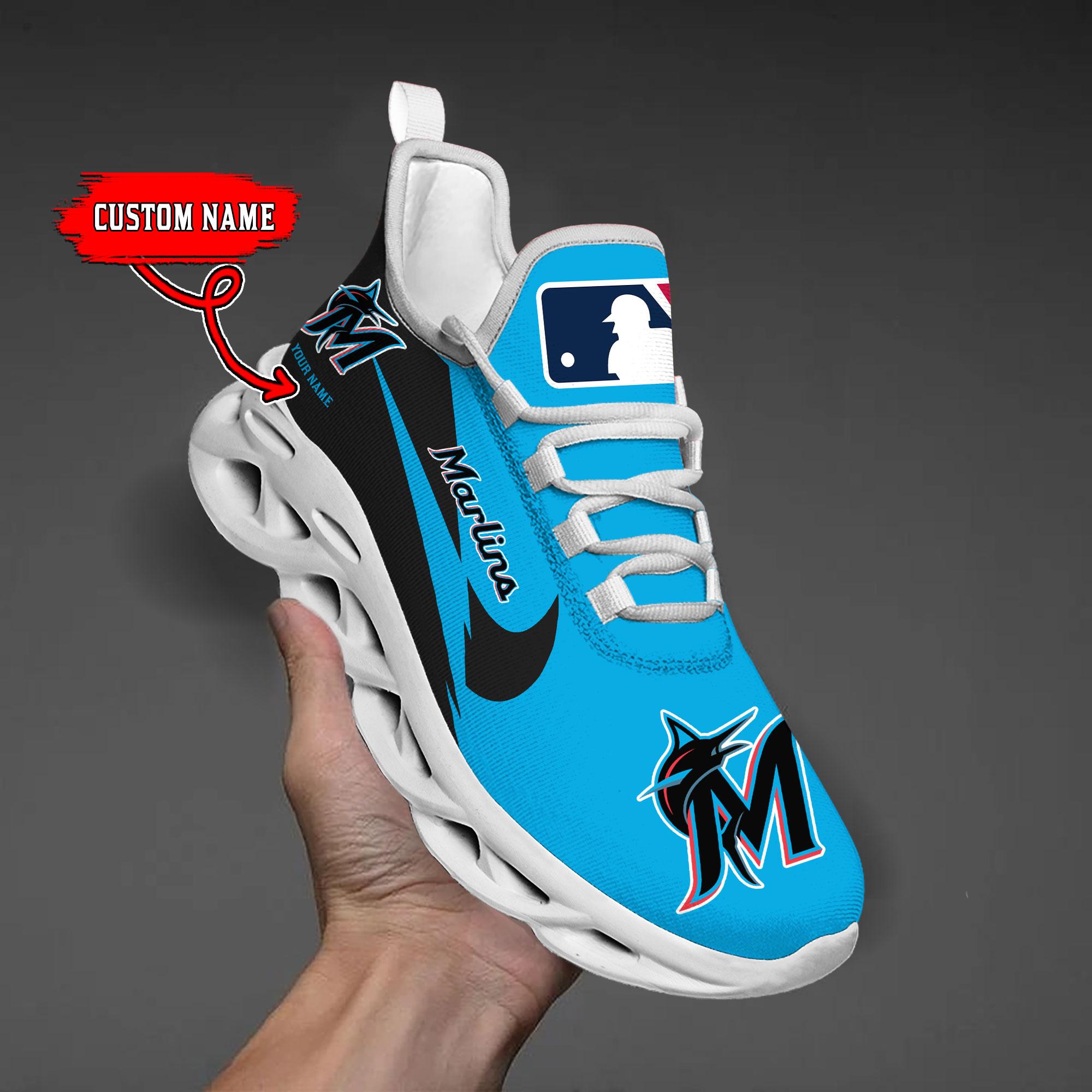 Miami Marlins Max Soul Shoes Sneakers For Men And Women