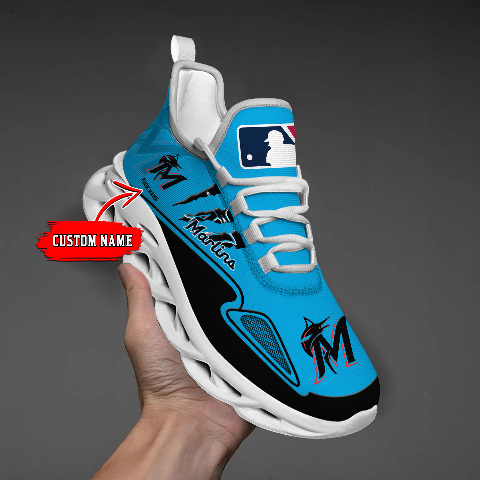 Miami Marlins Max Soul Shoes Sneakers For Men And Women