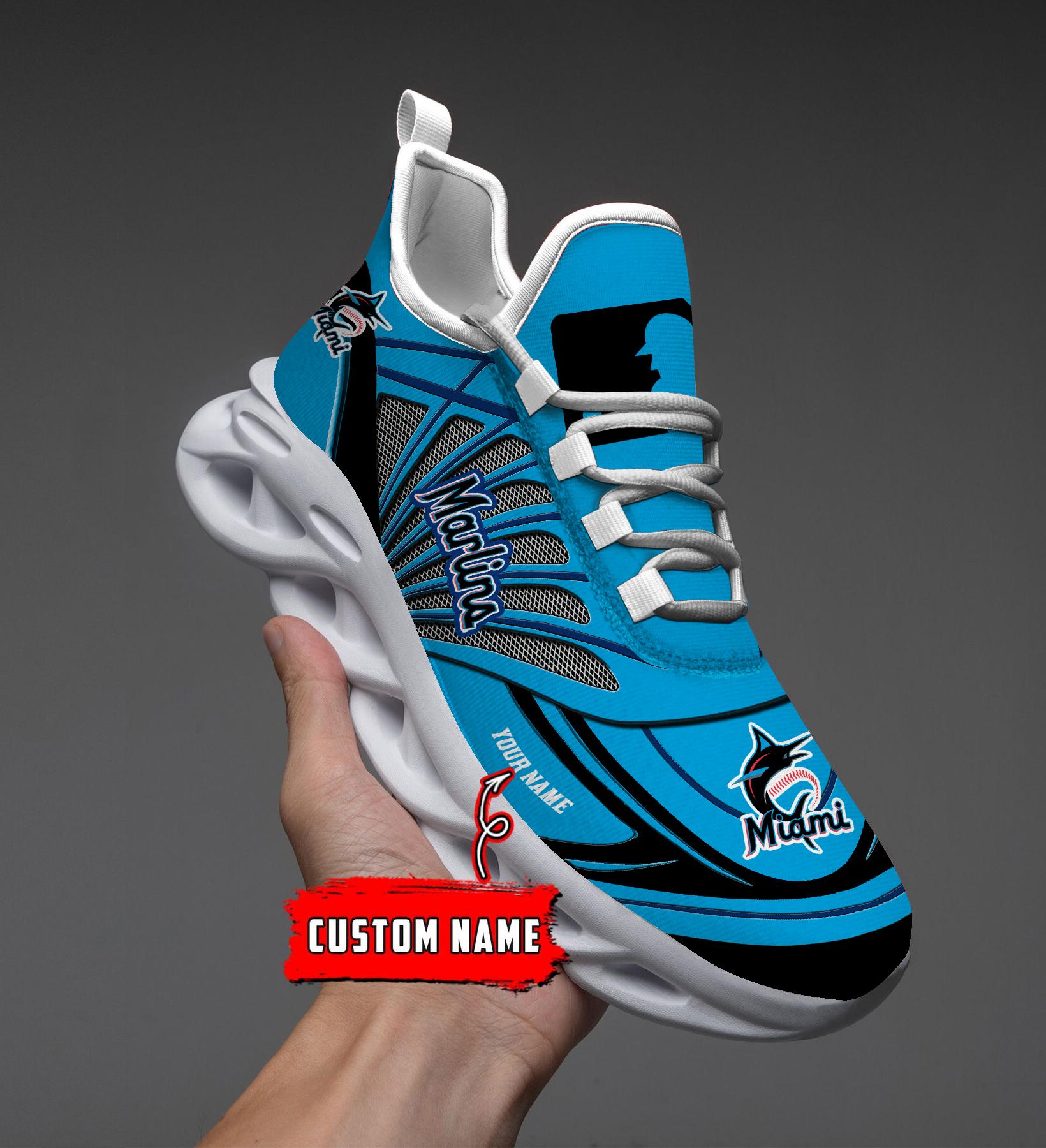 Miami Marlins Max Soul Shoes Sneakers For Men And Women