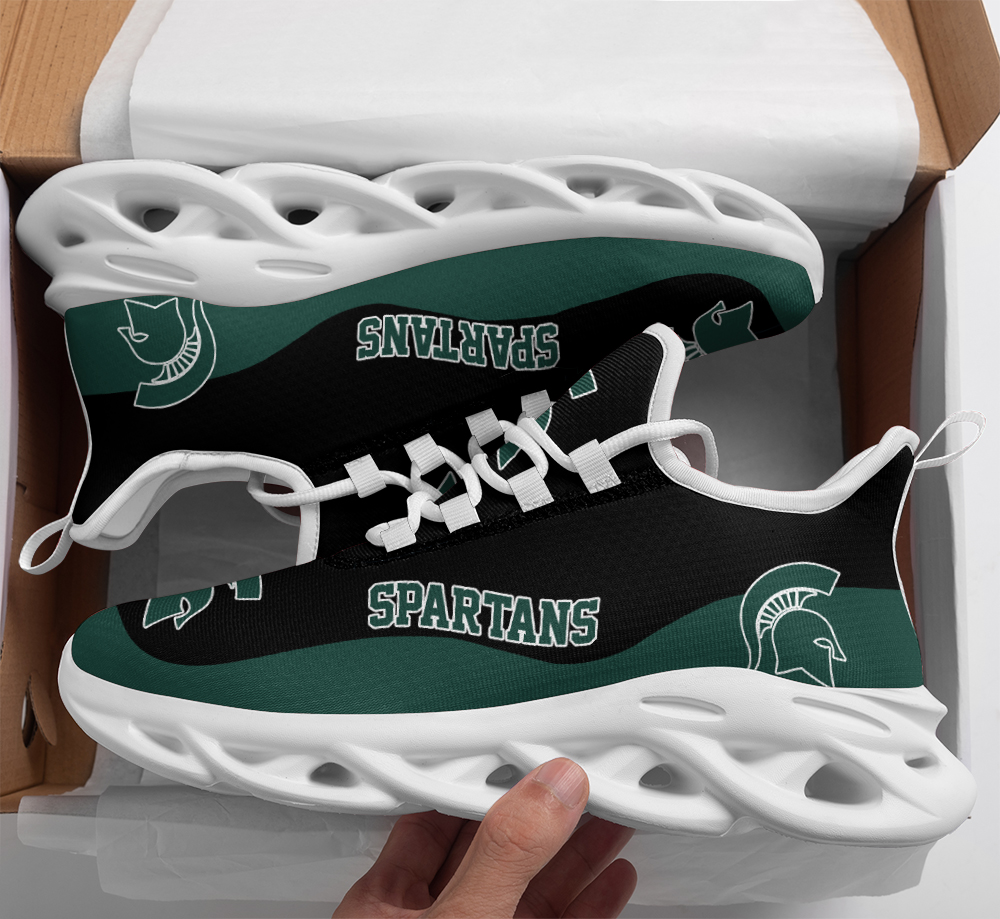 Michigan State Spartans Max Soul Shoes Sneakers For Men And Women