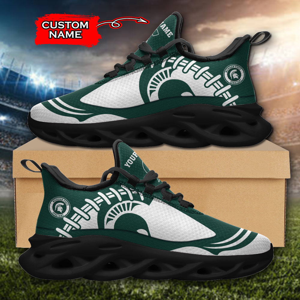 Michigan State Spartans NCAA Max Soul Shoes Sneakers For Men And Women
