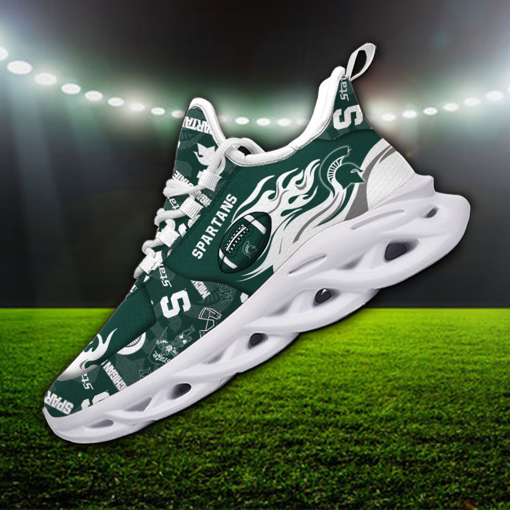 Michigan State Spartans NCAA Max Soul Shoes Sneakers For Men And Women