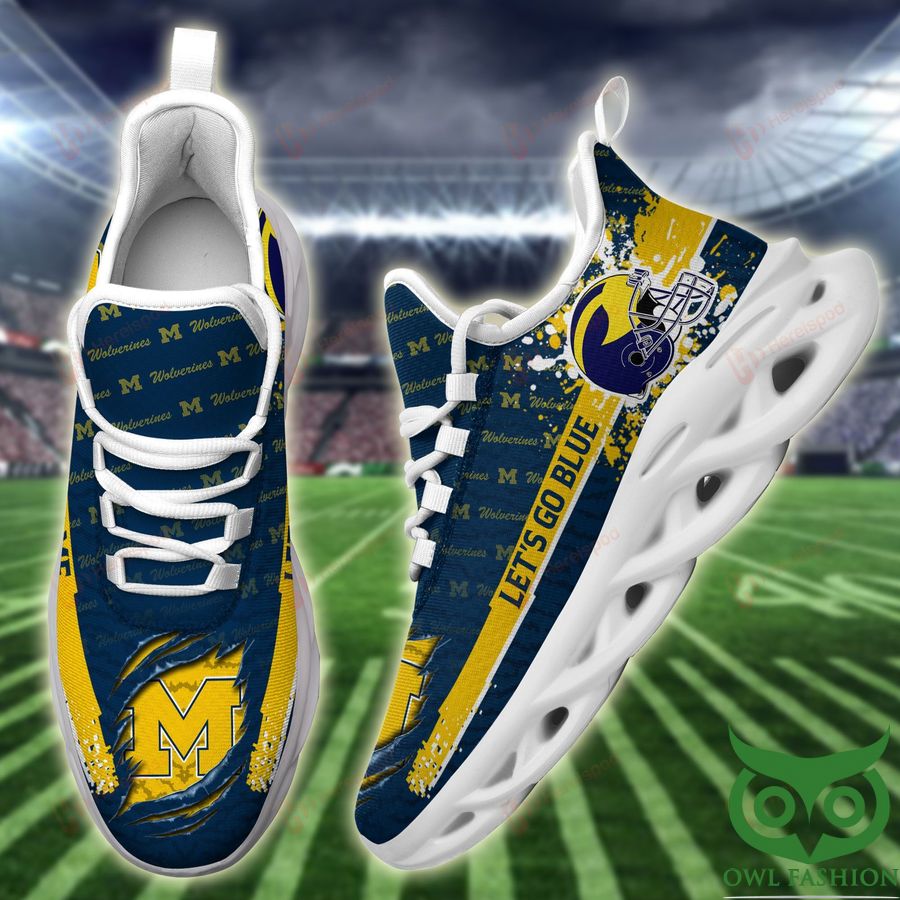 Michigan Wolverines Max Soul Shoes Sneakers For Men And Women