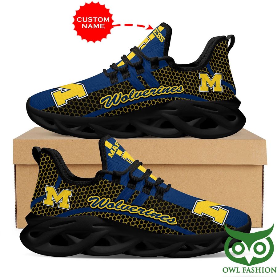 Michigan Wolverines Max Soul Shoes Sneakers For Men And Women