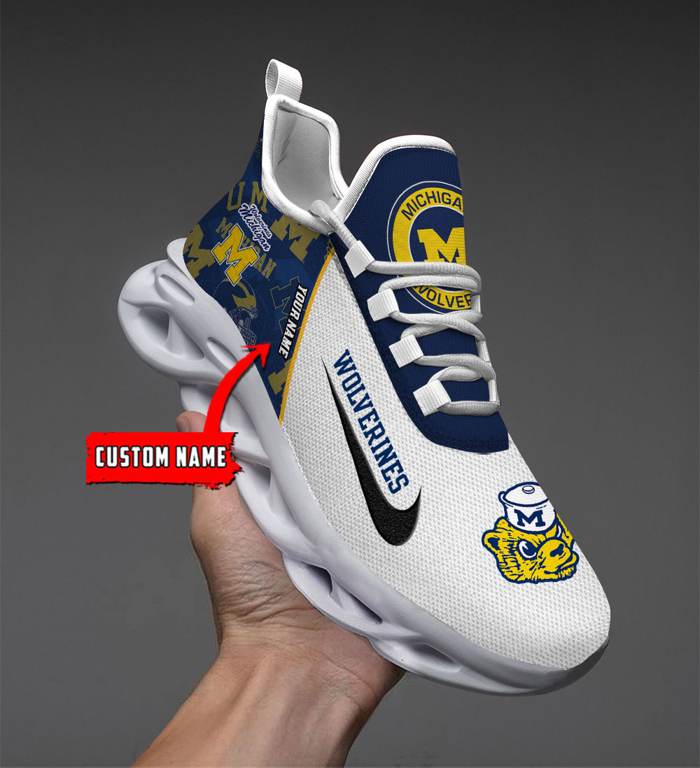 Michigan Wolverines Max Soul Shoes Sneakers For Men And Women