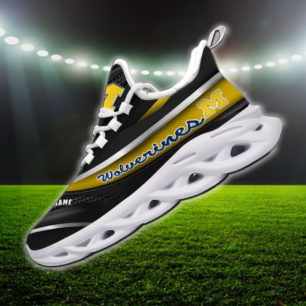 Michigan Wolverines NCAA Max Soul Shoes Sneakers For Men And Women