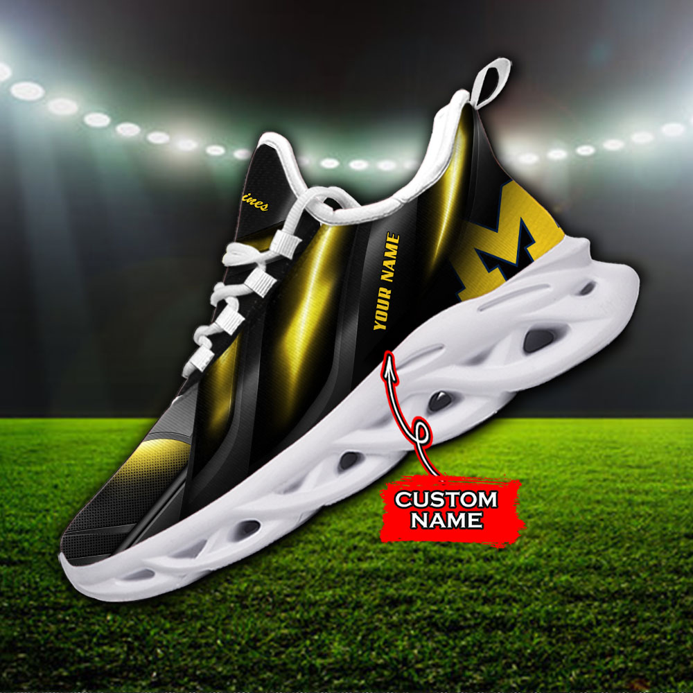 Michigan Wolverines NCAA Max Soul Shoes Sneakers For Men And Women