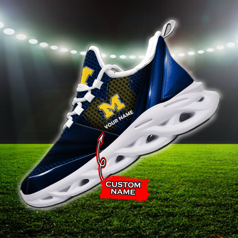 Michigan Wolverines NCAA Max Soul Shoes Sneakers For Men And Women