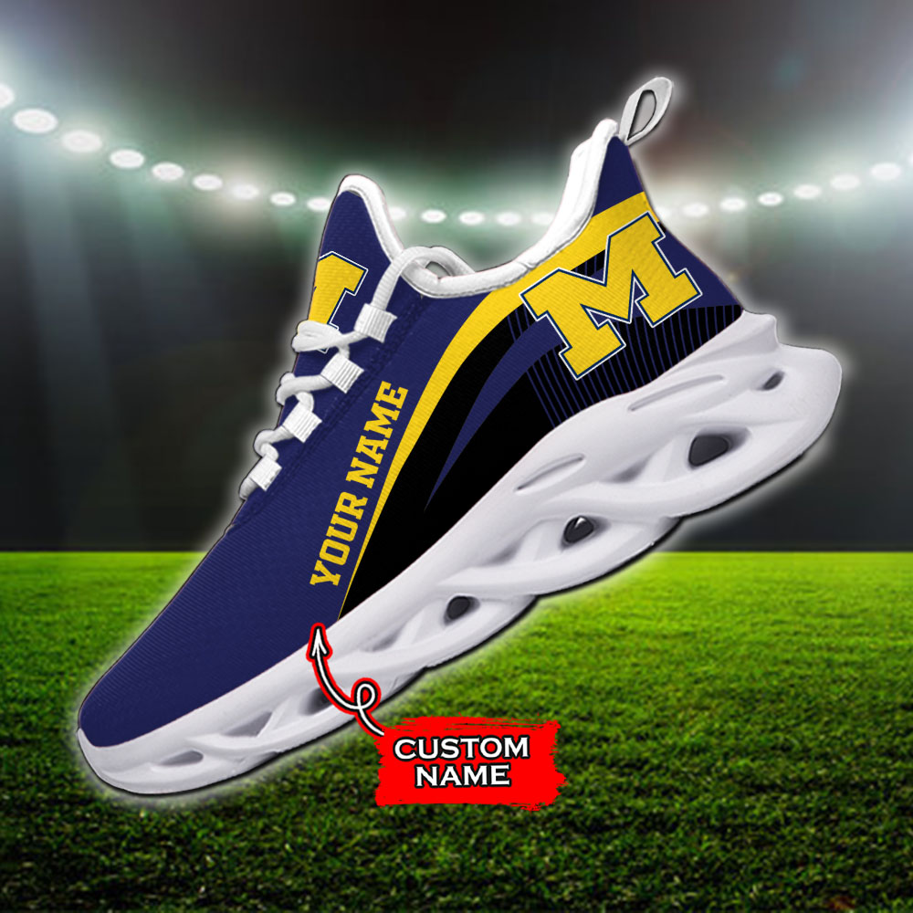 Michigan Wolverines NCAA Max Soul Shoes Sneakers For Men And Women
