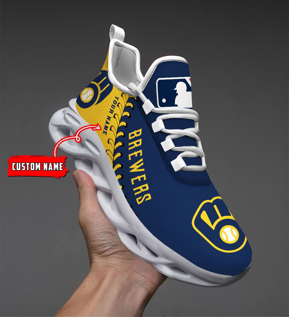 Milwaukee Brewers MLB Max Soul Shoes Sneakers For Men And Women