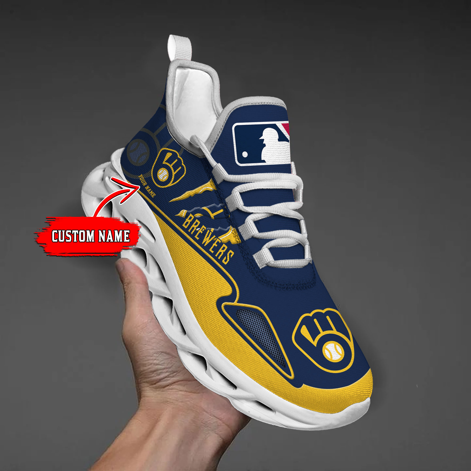 Milwaukee Brewers Max Soul Shoes Sneakers For Men And Women