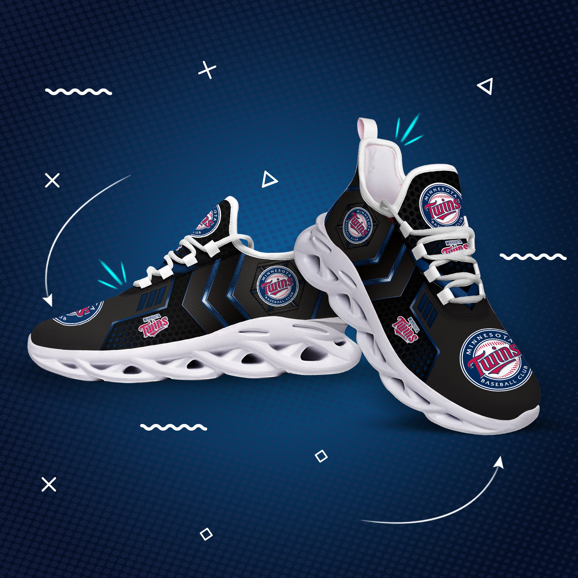 Minnesota Twins Max Soul Shoes Sneakers For Men And Women