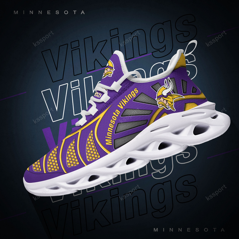 Minnesota Vikings Max Soul Shoes Sneakers For Men And Women