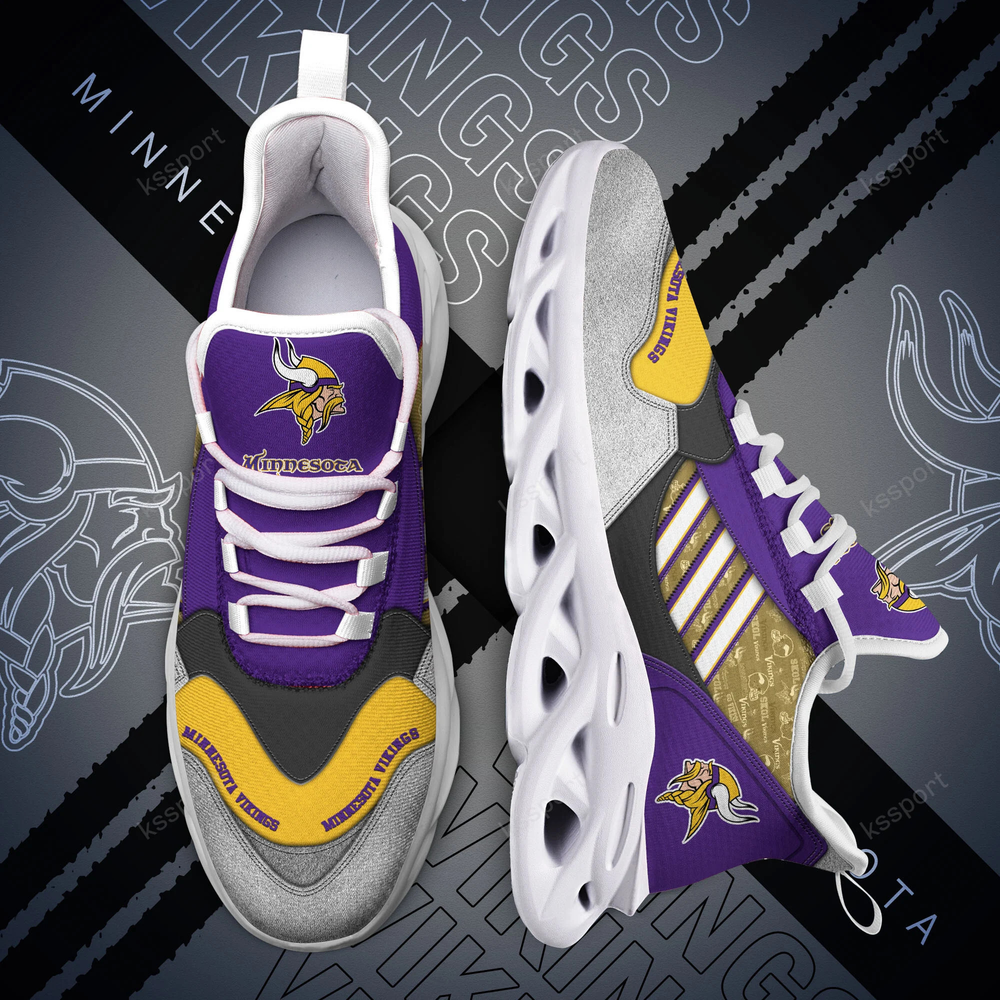 Minnesota Vikings Max Soul Shoes Sneakers For Men And Women