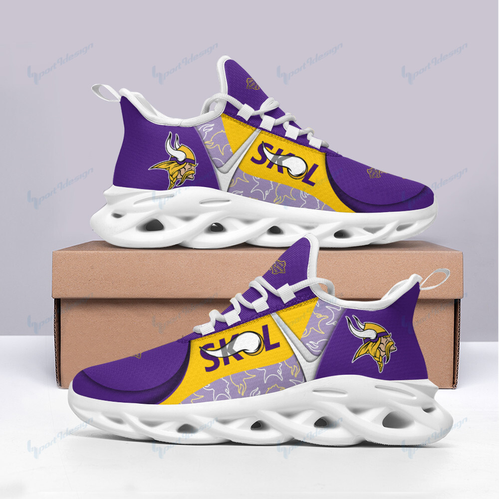 Minnesota Vikings Max Soul Shoes Sneakers For Men And Women