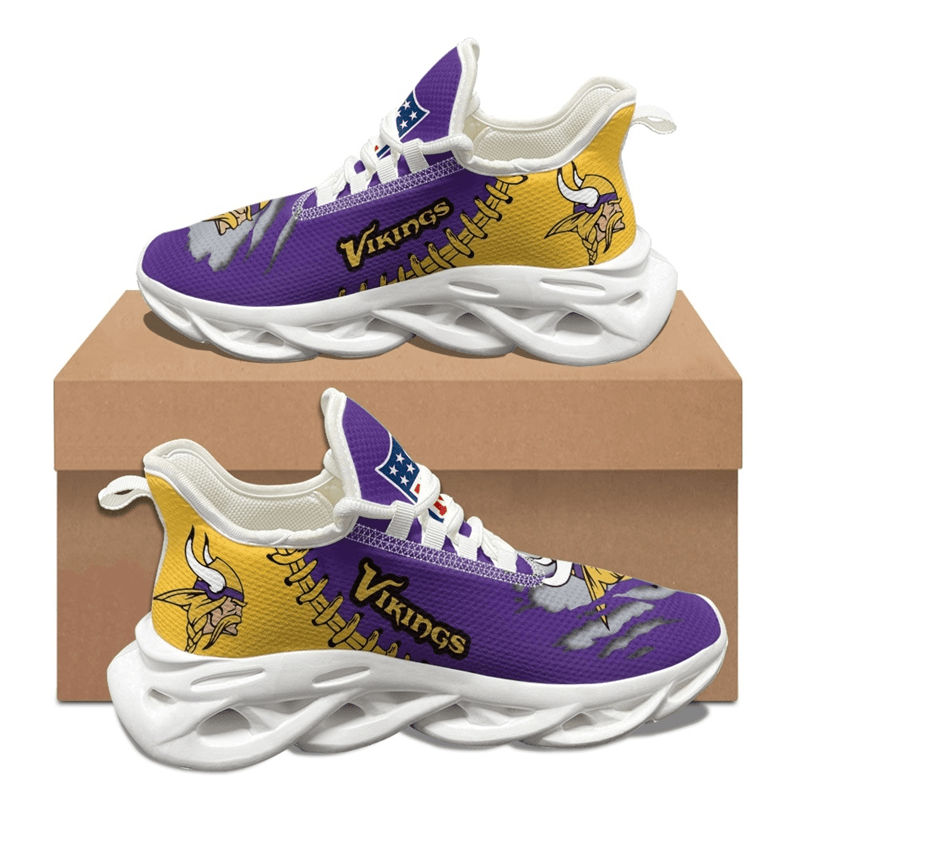 Minnesota Vikings Max Soul Shoes Sneakers For Men And Women