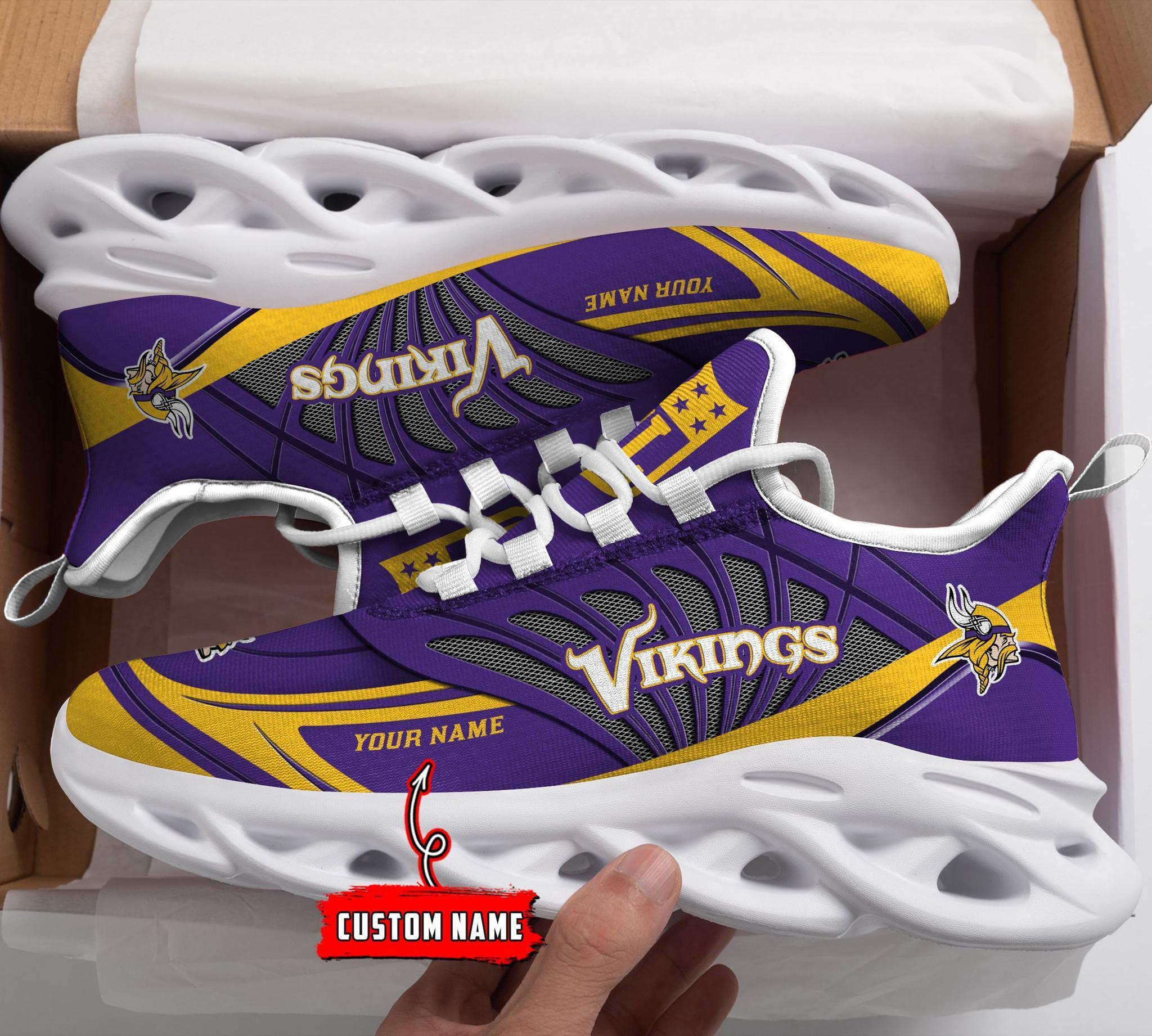Minnesota Vikings Max Soul Shoes Sneakers For Men And Women