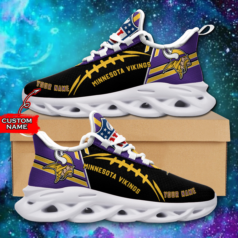Minnesota Vikings Max Soul Shoes Sneakers For Men And Women