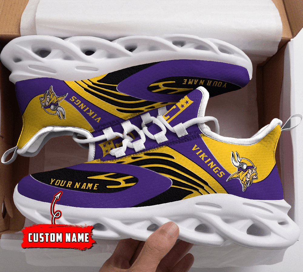Minnesota Vikings Max Soul Shoes Sneakers For Men And Women