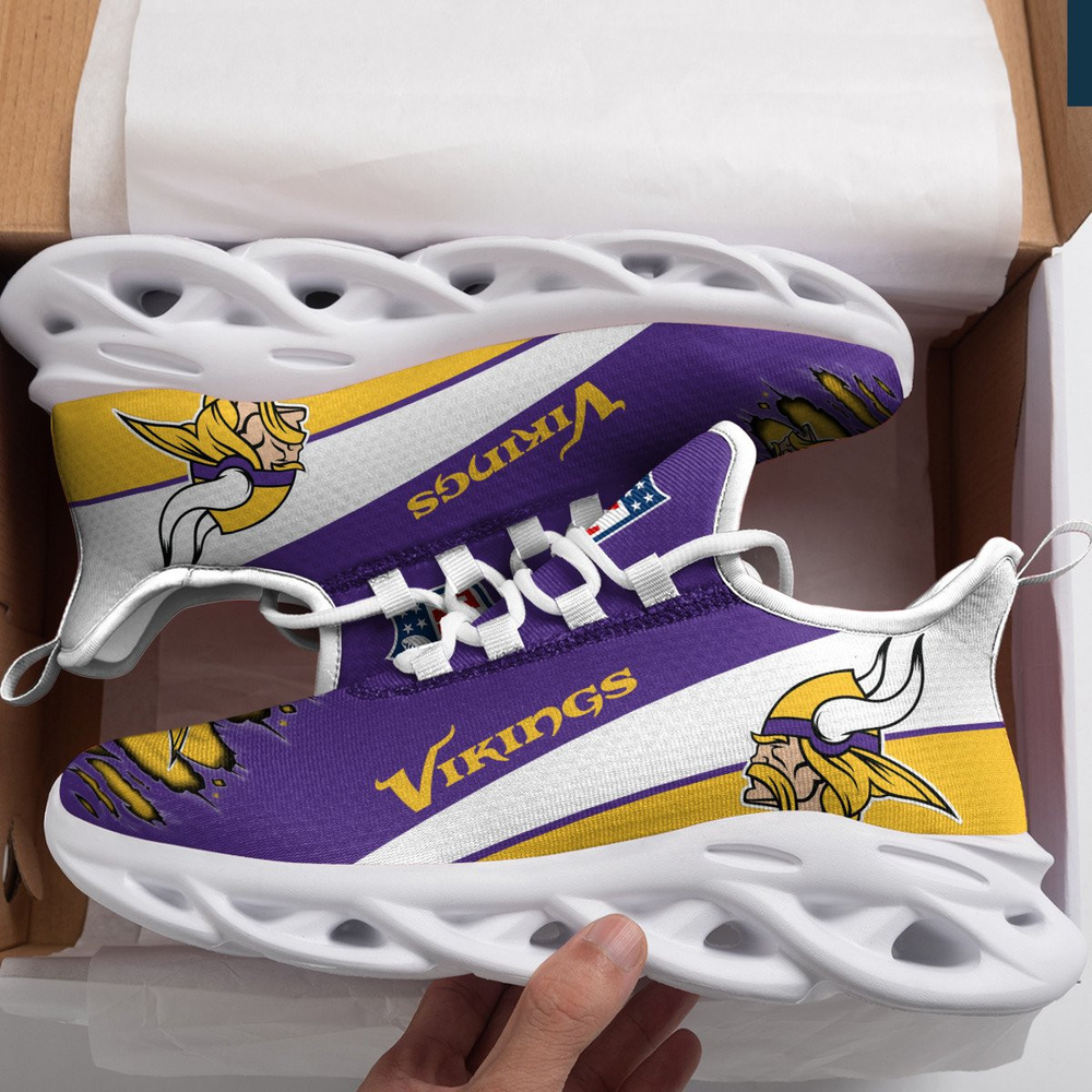 Minnesota Vikings Max Soul Shoes Sneakers For Men And Women