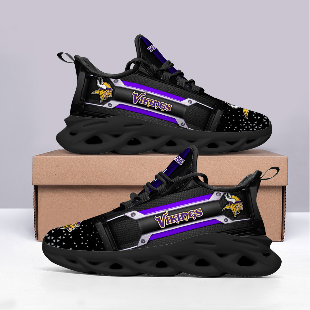 Minnesota Vikings NFL Max Soul Shoes Sneakers For Men And Women