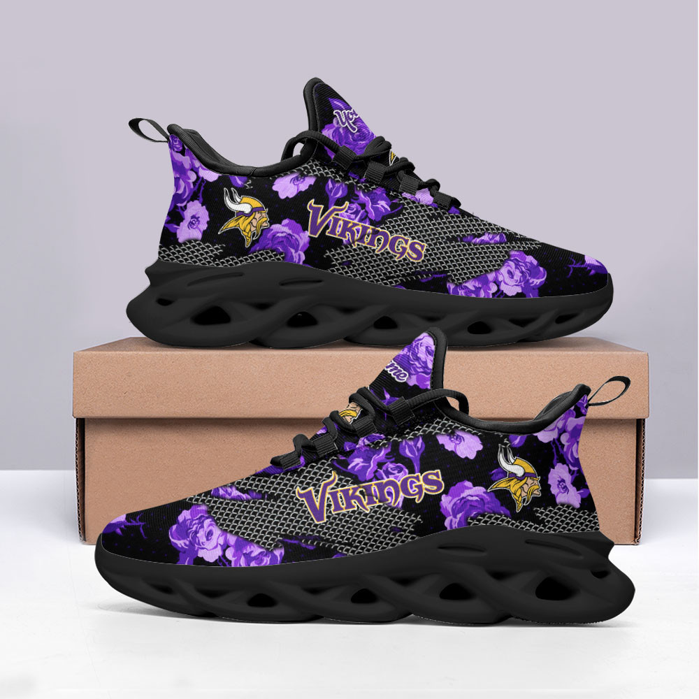 Minnesota Vikings NFL Max Soul Shoes Sneakers For Men And Women