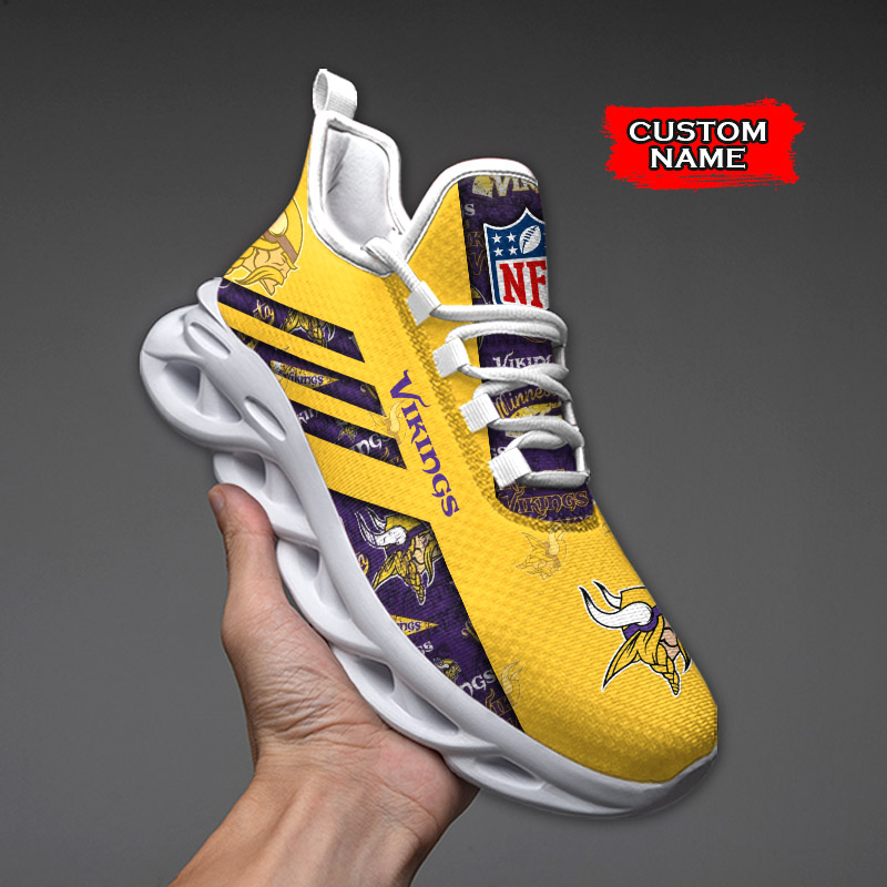 Minnesota Vikings NFL Max Soul Shoes Sneakers For Men And Women