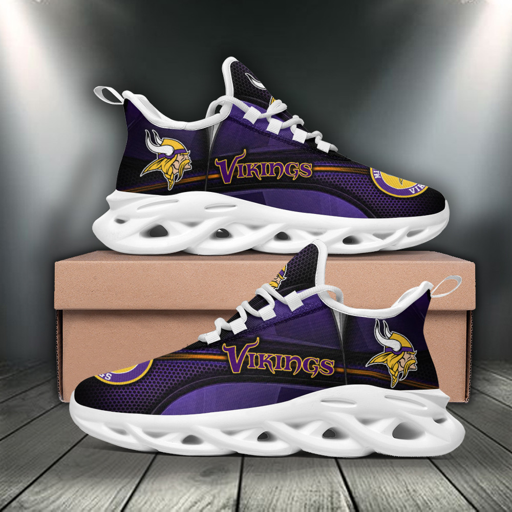 Minnesota Vikings NFL Max Soul Shoes Sneakers For Men And Women