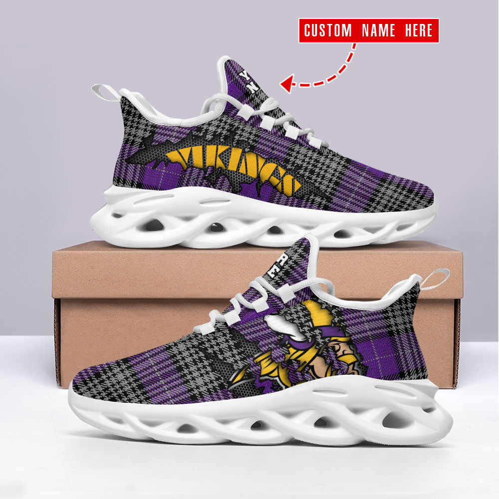 Minnesota Vikings NFL Max Soul Shoes Sneakers For Men And Women
