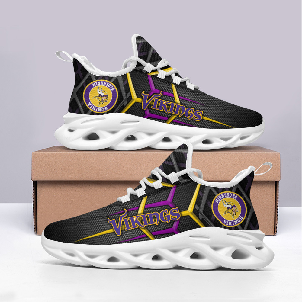 Minnesota Vikings NFL Max Soul Shoes Sneakers For Men And Women