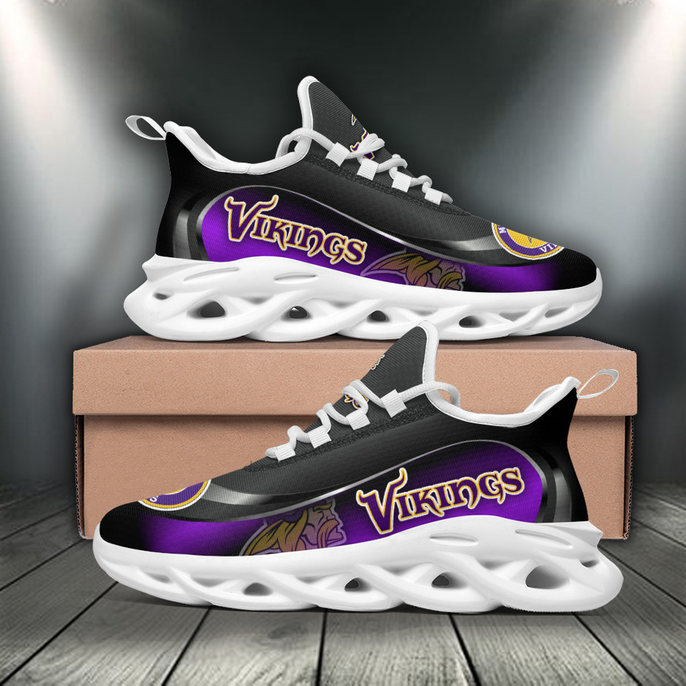Minnesota Vikings NFL Max Soul Shoes Sneakers For Men And Women