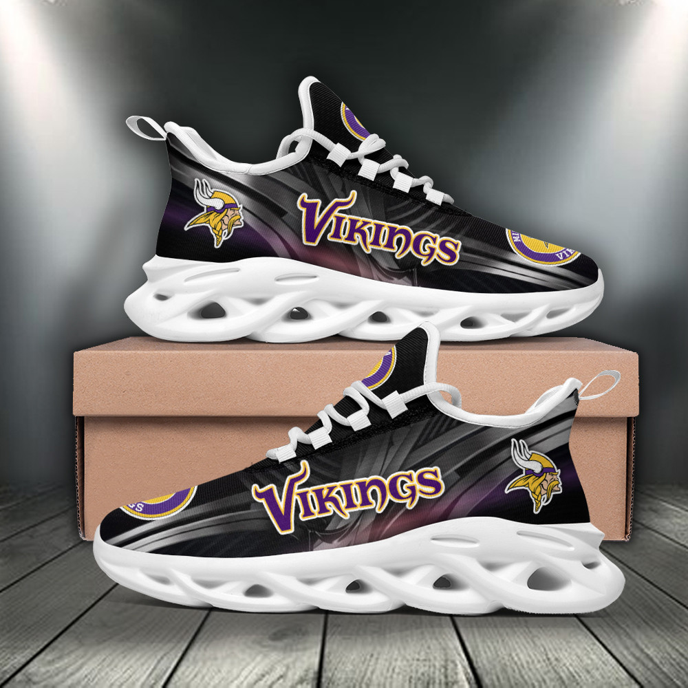 Minnesota Vikings NFL Max Soul Shoes Sneakers For Men And Women