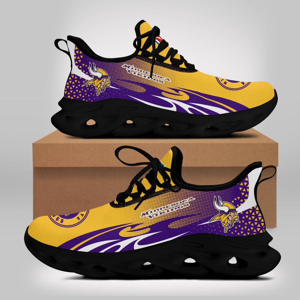 Minnesota Vikings NFL Max Soul Shoes Sneakers For Men And Women