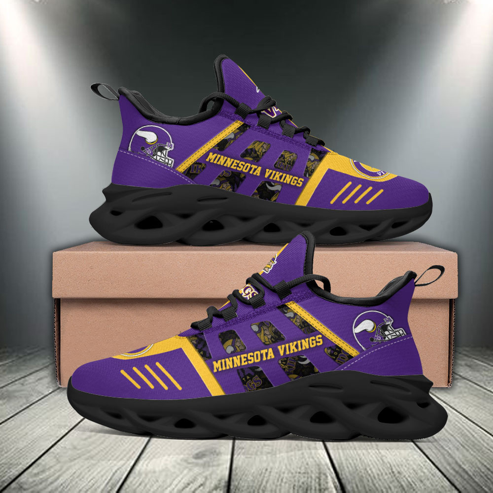 Minnesota Vikings NFL Max Soul Shoes Sneakers For Men And Women