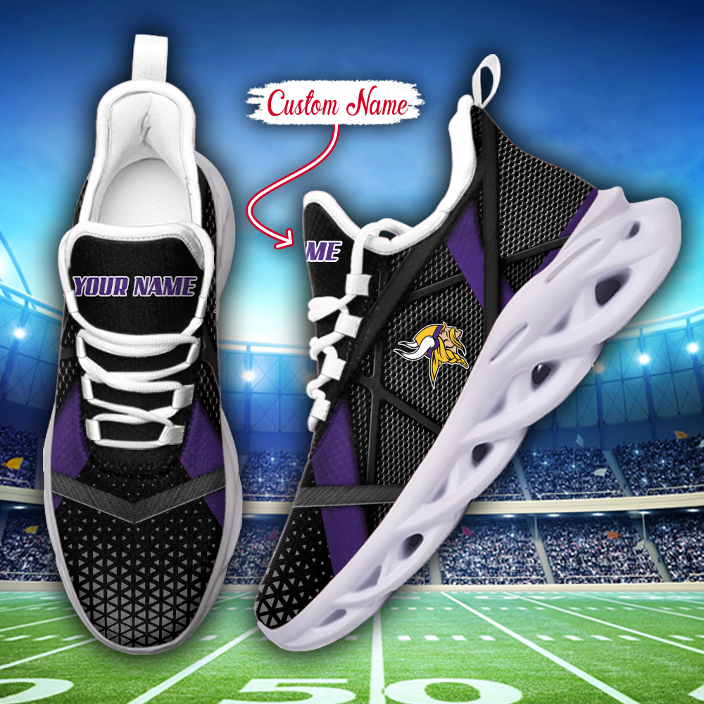 Minnesota Vikings NFL Max Soul Shoes Sneakers For Men And Women