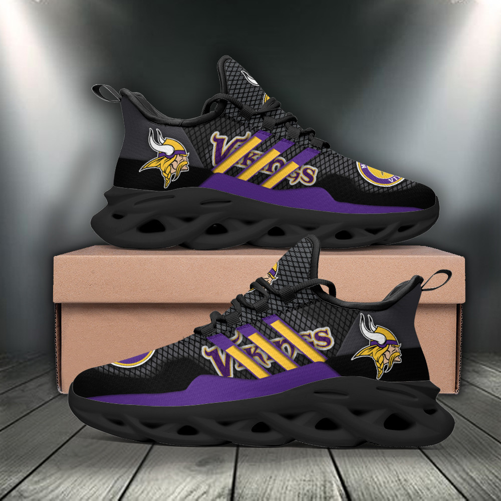 Minnesota Vikings NFL Max Soul Shoes Sneakers For Men And Women