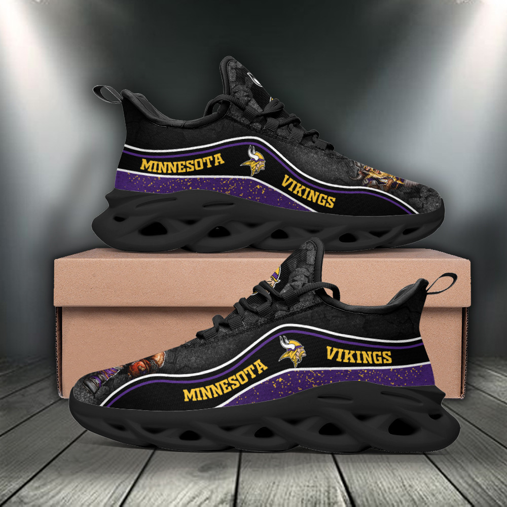 Minnesota Vikings NFL Max Soul Shoes Sneakers For Men And Women