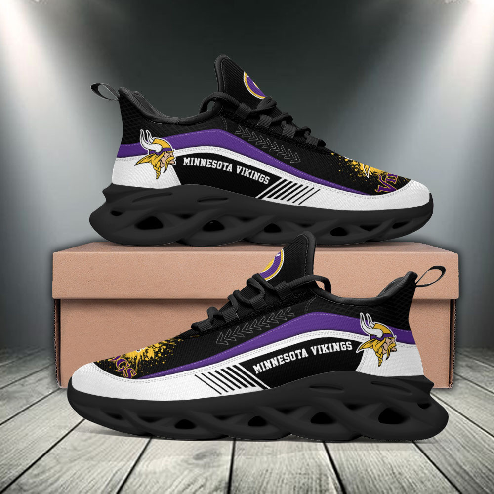 Minnesota Vikings NFL Max Soul Shoes Sneakers For Men And Women