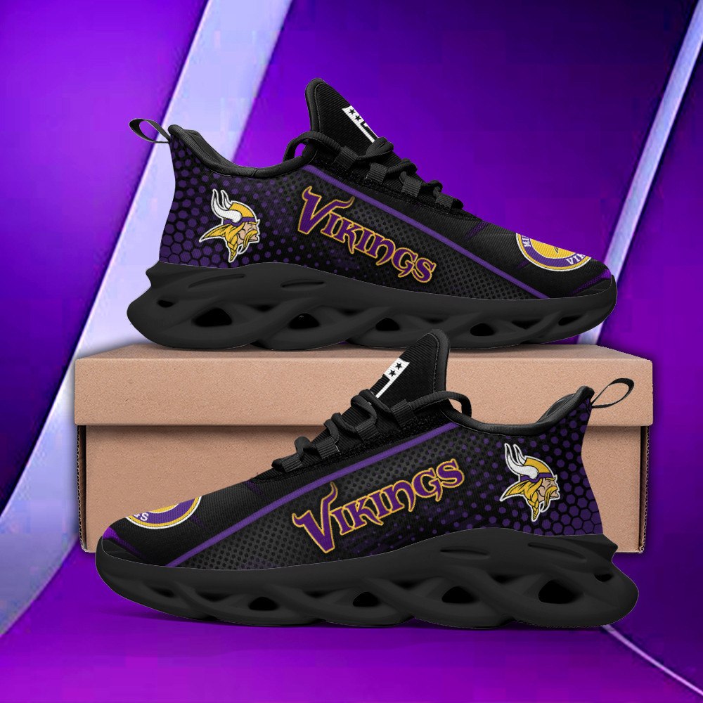 Minnesota Vikings NFL Max Soul Shoes Sneakers For Men And Women