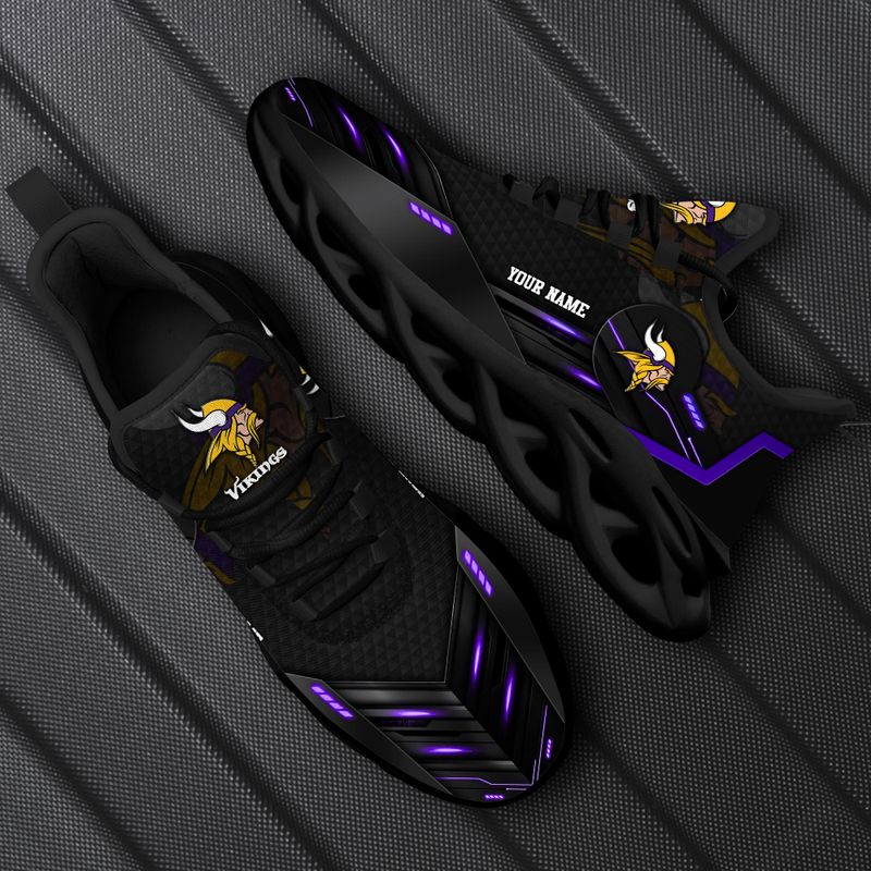 Minnesota Vikings NFL Max Soul Shoes Sneakers For Men And Women