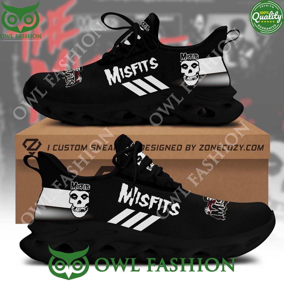 Misfits Rock Band Max Soul Shoes Sneakers For Men And Women