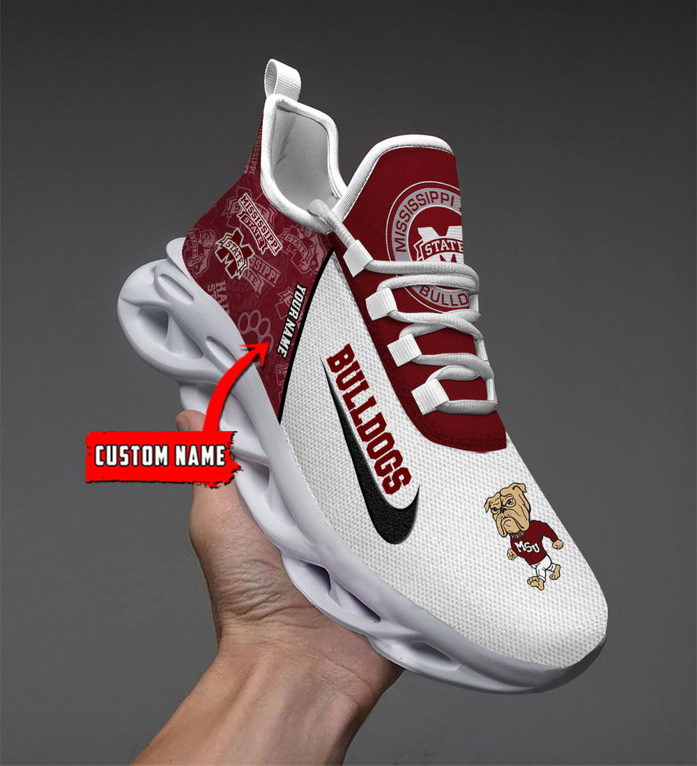 Mississippi State Bulldogs Max Soul Shoes Sneakers For Men And Women