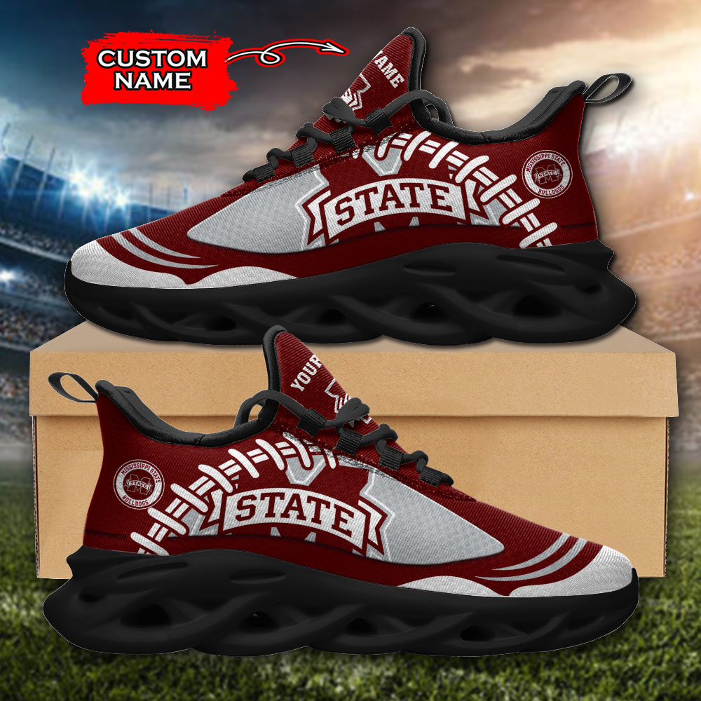 Mississippi State Bulldogs NCAA Max Soul Shoes Sneakers For Men And Women