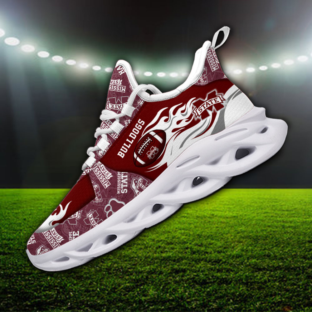 Mississippi State Bulldogs NCAA Max Soul Shoes Sneakers For Men And Women